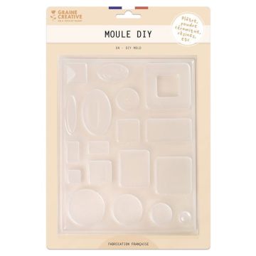 Moule pour résine - DTM - modèle n°3 - 17 x 22 cm - haute précision - souple