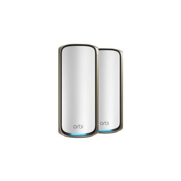 Routeur WiFi Mesh - NETGEAR - Orbi 970 - Débit jusqu'à 27Gbps - Technologie Quad-Band - 2 pièces