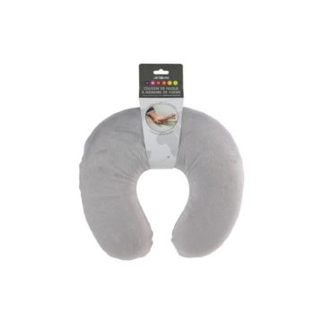 Les Bagagistes Accessoires De Voyage Coussin De Nuque Memoire De Forme Jetlag Gris U