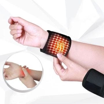 1 paire de protège-poignet haute élasticité, attelle de poignet, douleur au poignet auto-adhésive pour les femmes arthrite