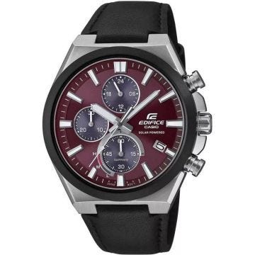 Montre Casio - Hommes - EFS-S630BL-5AVUEF - Noir Cuir - 42mm - 10 bar