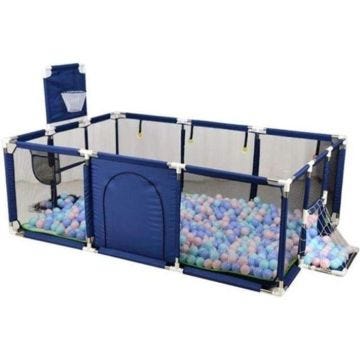 Parc Pour Bébé Barrière de Jeu Espace De Jeu Intérieur Enfants En Plein Air BLEU