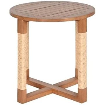 Table d'appoint - HOME ESPRIT - Naturelle - Bois MDF - 48 x 48 x 50,5 cm - Multicolore
