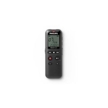 Philips enregistreur Audio VoiceTracer - Mono ADPM/PCM, Une Touche pour lEnregistrement, 8 Go, USB Connexion au PC -