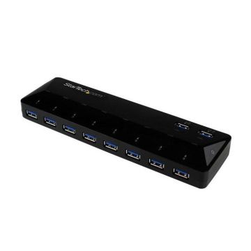 StarTech.com Hub USB 3.0 à 10 ports avec ports de charge et synchronisation - 2x 1,5 A (ST103008U2C)