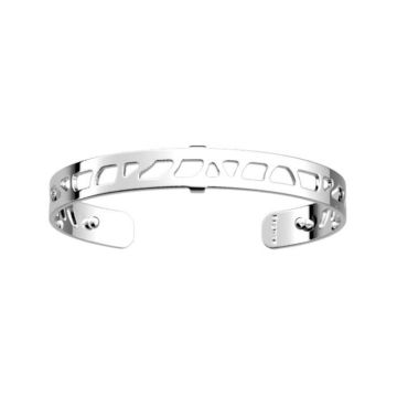 Jonc - Les Georgettes - Bracelet Les Georgettes Perroquet argenté 8mm - Couleur de la matière:Blanc