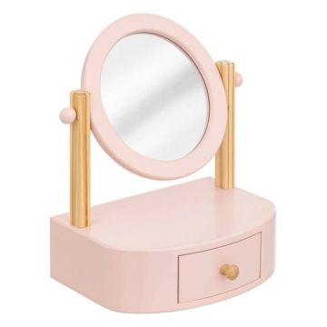 Jeu coiffeuse à poser enfant Chary rose 22x16cm - Atmosphera createur d'interieur