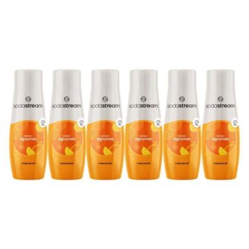 Lot de 6 Concentrés Saveur AGRUMES SODASTREAM - 440ml
