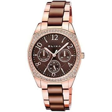 Montre - ELIXA - E111-L446 - Ø 35 mm - Acier inoxydable - Étanche 5 atm