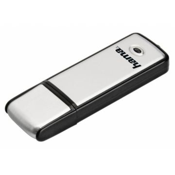 Clé USB - HAMA - Fancy - 64 Go - USB 2.0 - 10 MB/s - Noir/Argent