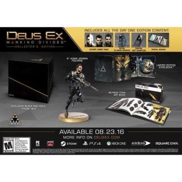 Deus Ex : Mankind Divided - Edition Collector (Xbox One) (Pré-commande - Sortie le 23 Août 2016)