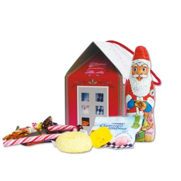 Maison de Noël Garnie - Le Cadeau Parfait pour les Fêtes