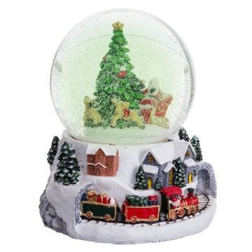 Boule à neige BigBuy Home 15,5x14,5x17,5 cm
