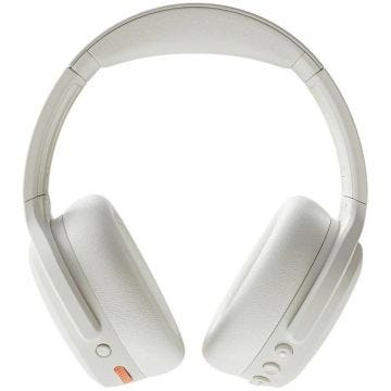 Casque circum aural - Skullcandy - Crusher - Bluetooth - Réduction active du bruit - Blanc et Orange