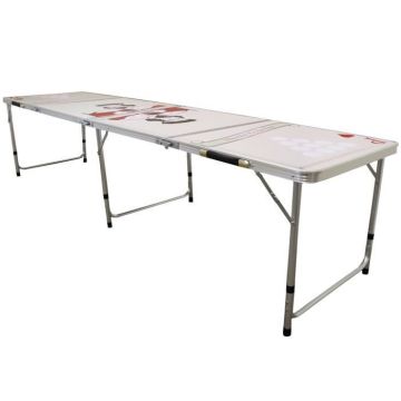 Table de Beer Pong - MONSTERSHOP - Imperméable, Pliable et Transportable - Plateau en MDF et Cadre en Aluminium