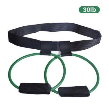 Bandes de résistance - Non spécifié - Vert - 30 lb - Ajustable - Fitness - Musculation