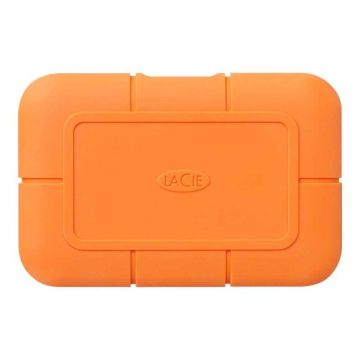 Disque SSD LaCie Rugged USB-C - 2 To - Orange - Imperméable - Antipoussière - Robuste