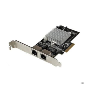 Carte Réseau PCI Express 2 ports Gigabit Ethernet RJ45 10/100/1000Mbps - POE/PSE - STARTECH