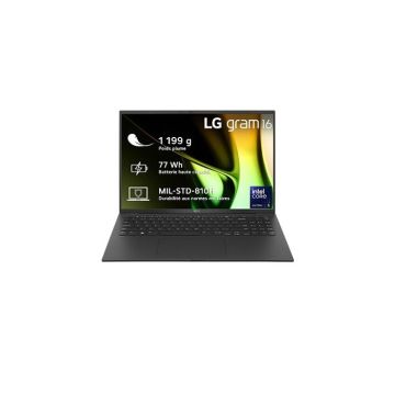 Ordinateur portable - Gram 16Z90S - Ecran 16' WQXGA - Intel Core Ultra 5 125H - 16 Go RAM LPDDR5 - 512 Go SSD