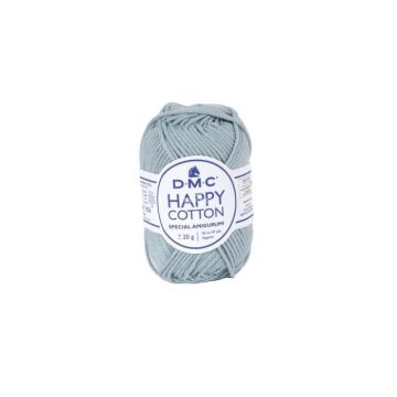 Fil à crocheter - DMC - Natura Happy Cotton - 3mm - 20g - Couleur 767 bleu