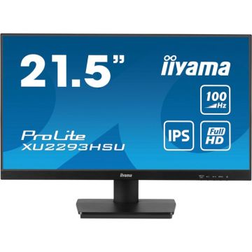 Ecran PC - IIYAMA PROLITE XU2293HSU-B6 - 21,5" 1920x1080 - Dalle IPS - 1ms - 100Hz - HDMI / DisplayPort