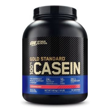 100% Caséine Gold 1818g Délice de fraises Optimum Nutrition Proteine