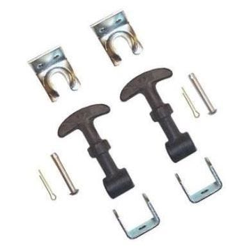 Lot de 2 attaches capot Caoutchouc petit modele