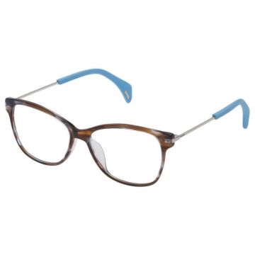 Lunettes - POLICE - Vpl729530j22 - Marron rayé azur - Classique - Tendance - Mixte