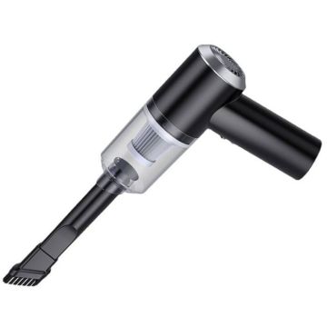 Aspirateur de Voiture Portable Humide et Sec pour la 120W Power 9000Pa Aspiration Mini Appareils de Nettoyage Noir PZCC