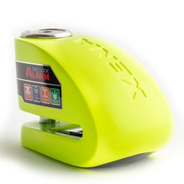 XENA - Antivol Moto Bloque Disque Alarm 120 dB XX10 Acier 10mm - Classe SRA - Jaune Fluoabc100010843400000