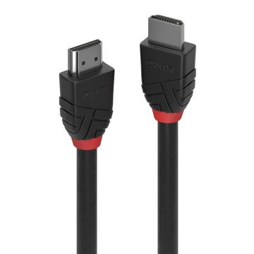 LINDY Câble HDMI 2.1 Ultra HD 8K 60Hz Black Line 5m