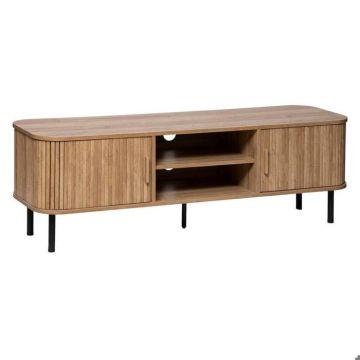 Meuble TV - ATMOSPHERA - Colva - Bois - Contemporain - 140cm - Beige