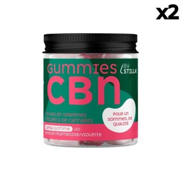 30 Gummies CBD CBN Sommeil 300mg, sans THC, Vegan 2 boîtes