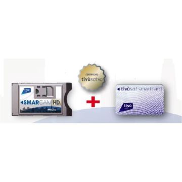 Pack Module Cam avec Carte (à vie) Tivusat