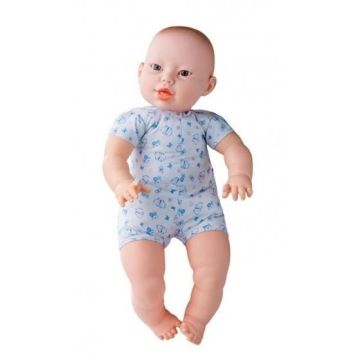 Poupée bébé Nouveau-né corps mou asiatique 45 cm garçon - BERJUAN - Ivoire - Blanc - Non