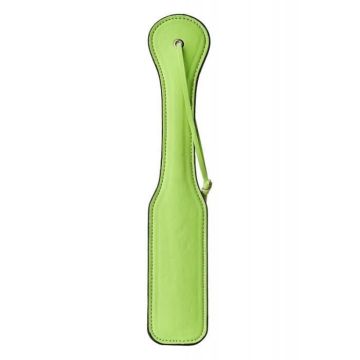 Paddle Tapette Phosphorescente Simili Cuir Vert Phosphorescent