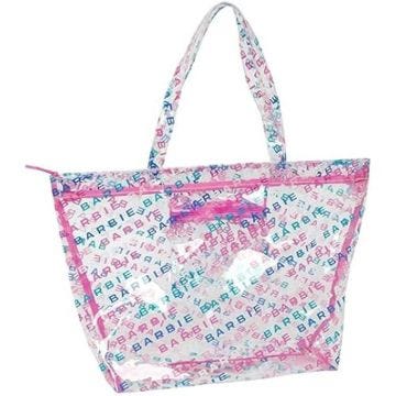 Sac shopping pour femme SAFTA BARBIE LOGOMANIA - Confortable et résistant - 54 x 17 x 35 cm - Rose