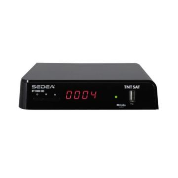 SEDEA Récepteur TV satellite HD Carte non incluse 3 Noir