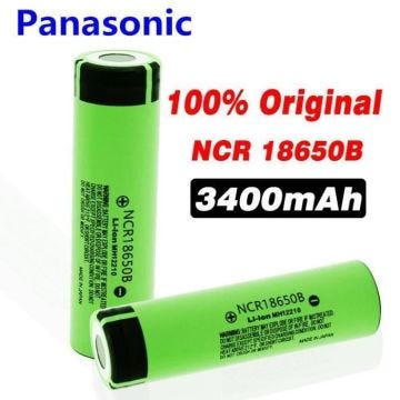 Originale Panasonic NCR18650B 3.7V 3400 Mah 18650 Batterie Rechargeable au Lithium Batteries Pour Cigarettes électroniques