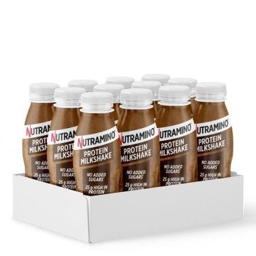 Boissons protéinées Nutramino - Protein Milkshake - Chocolate Pack de 12