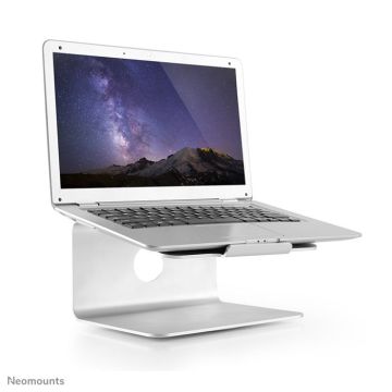 Pied pour ordinateur portable - NEWSTAR - NSLS050 - Aluminium brossé - Argent - Écran 10"-17"