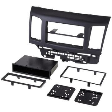 Adaptateur de façade d'autoradio - MITSUBISHI - Lancer 2008 - 2x simple DIN - Noir - AUTOLEADS FP-28-05