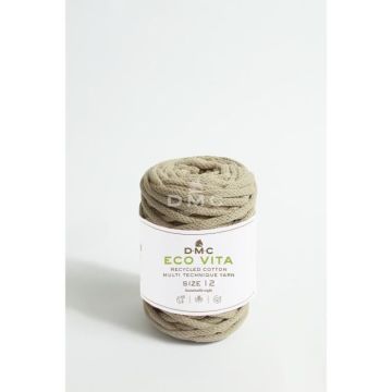 Fil Coton Recyclé - DMC - Eco Vita - 12mm - 250g - Couleur Beige