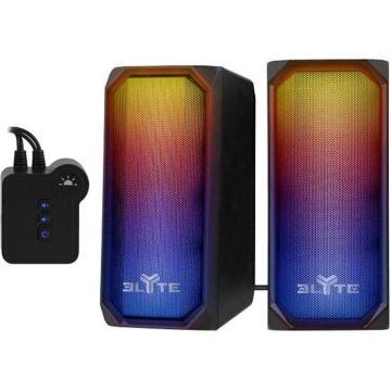 Enceinte PC - T'nB - SPY100 - Bluetooth - RGB - Sans fil
