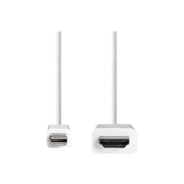 NEDIS Mini DisplayPort - HDMI™ Cable - Mini DisplayPort Male - HDMI™ Connector - 2.0 m - Blanc
