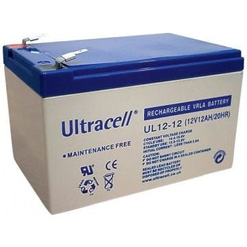 BATTERIE PLOMB ÉTANCHE ULTRACELL NP12-12 / UL12-12 - 12V 12Ah - POCKET QUAD ÉLECTRIQUE 500W / 800W