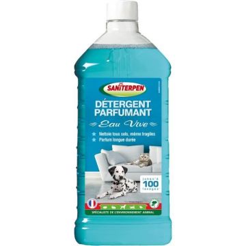 SANITERPEN - SANITERPEN Détergent Parfumant Eau Vive 1L - Nettoie les sols et surfaces lavables