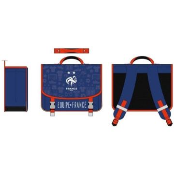 FEDERATION FRANCAISE DE FOOTBALL Cartable Deux compartiments 41 cm Bleu