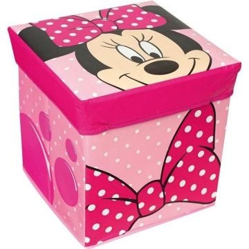 Fun House Disney Minnie tabouret rangement ardoise pour enfant