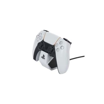 Station de charge - PowerA - Solo - Sans fil - Blanc - Pour manette sans fil DualSense PS5